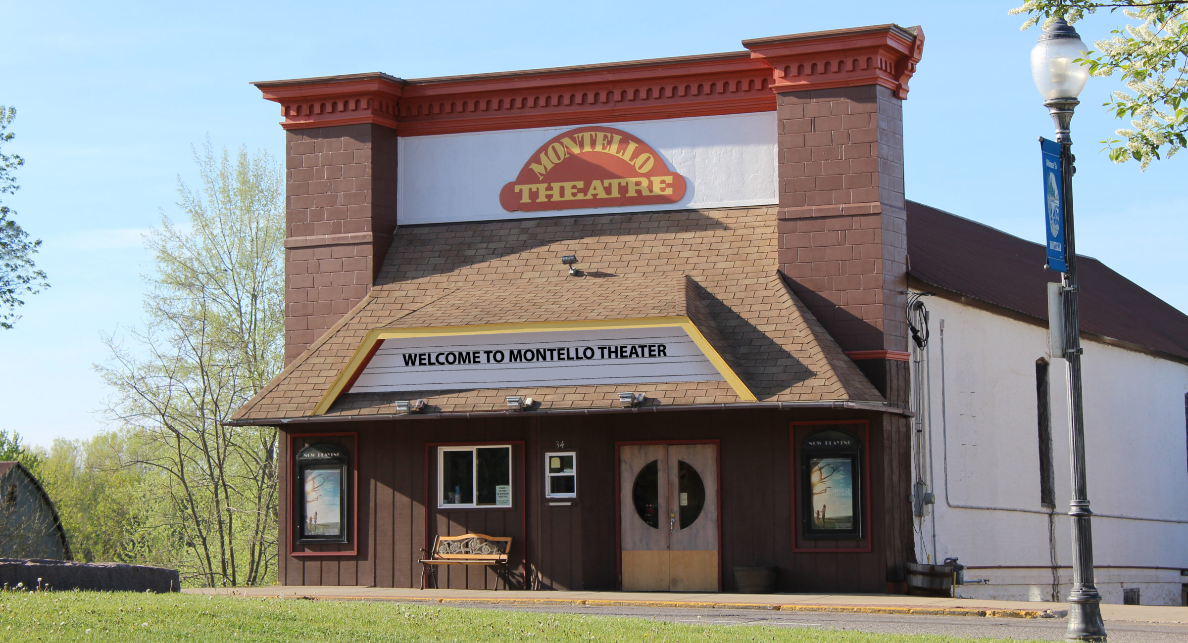 Historic Montello Theater exterior